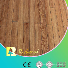 Plancher stratifié imperméable de stratifié de Hickory de relief de 12mm E0 HDF AC4